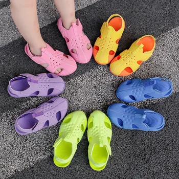 

Summer Child Kids Baby Girls Boys Beach Non-slip Outdoor Sneakers Sandals Shoes Children Kids Garden Children Sandals 2020