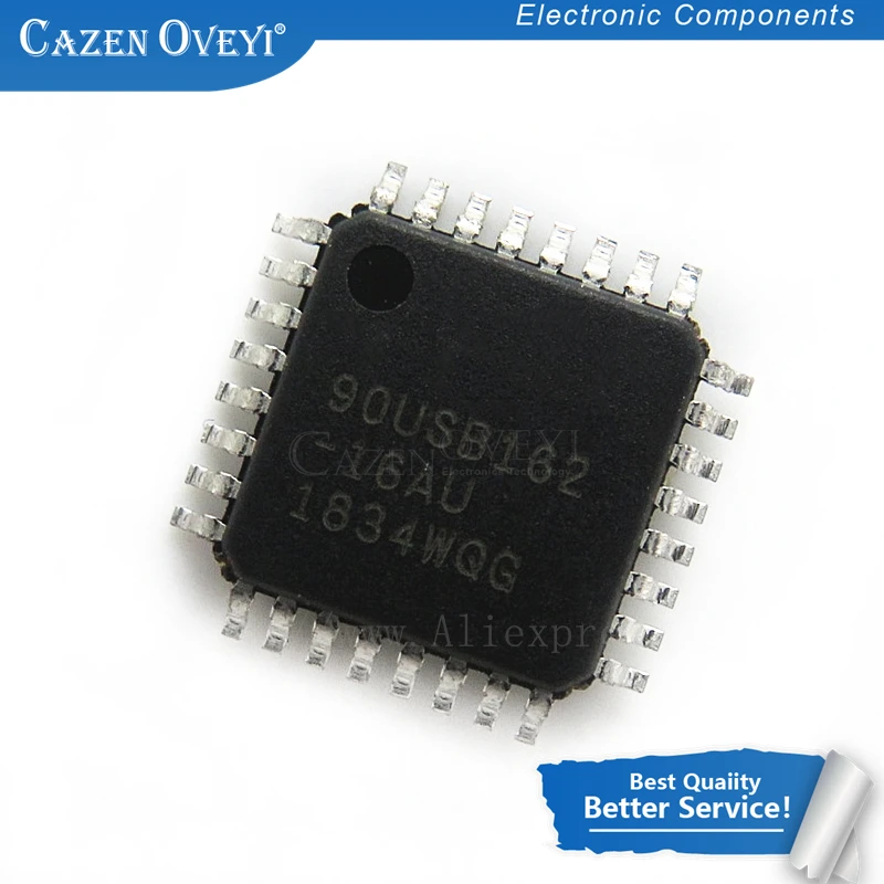 2pcs/lot AT90USB162 90USB162 MCU AVR USB 16K FLASH 32-TQFP AT90USB162-16AU In Stock | Электронные компоненты и