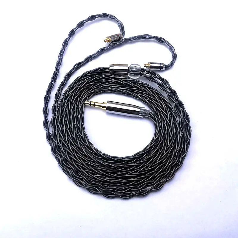 Fone de Ouvido Pérola em pó Exterior para Zs10 Núcleos Único Cristal Cobre Cabo Atualização Mmcx 0.78mm Pvc Plástico Pele Pro Zsn As16 8 - Image 4