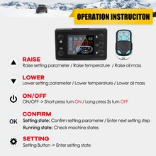 Car-Heater Trucks Motor-Homes 12V 8KW for Boats Bus LCD Key-Switch Remote Remote