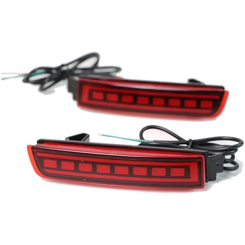 

2PCS LED for Infiniti FX35 FX37 FX50 2009 2010 2011 2012 2013 Reflector Lamp Tail Rear Fog Lamp Bumper Light Brake Light Model