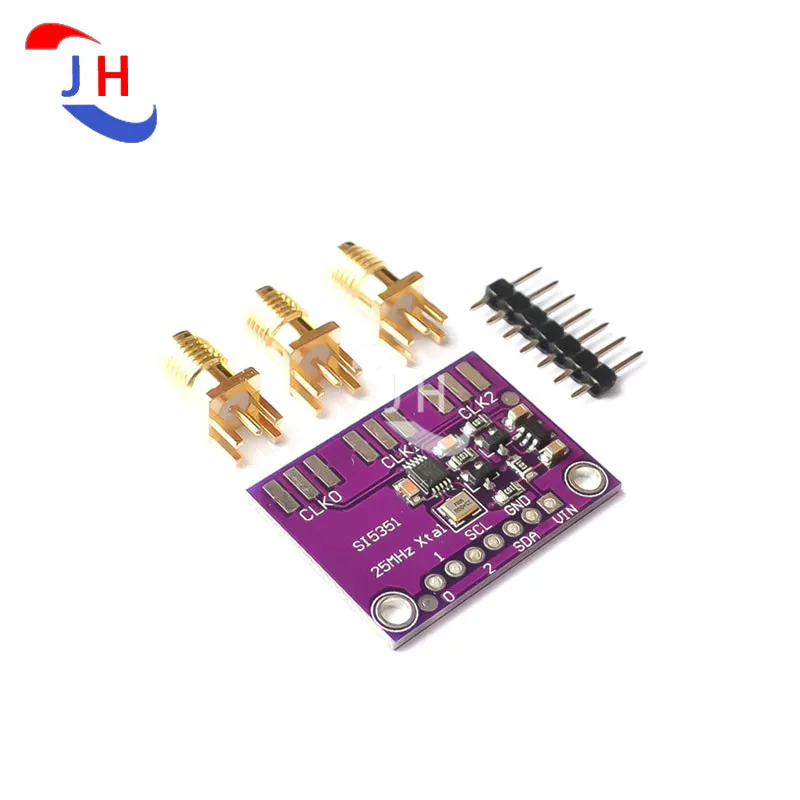 1PCS DC 3V-5V Si5351 5351 Si5351A I2C Clock Generator Breakout Board Module Signal 8KHz-160MHz For Arduino | Электроника