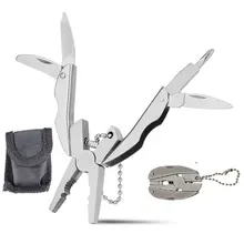Портативный ручной инструмент Мультитул плоскогубцы нож отвертка брелок многофункциональный мини-инструмент на открытом воздухе