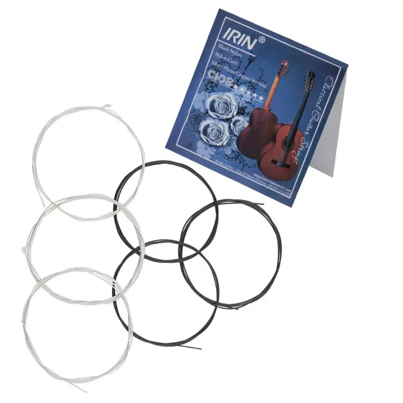 

Guitar String Black Nylon Silver Plated C103 028-043 For Classic 6 string