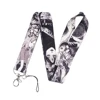 P5895 Dongmanli Anime Tomie Junji Ito Key lanyard Car KeyChain ID Card Pass Gym Mobile Phone Badge Key Ring Holder Jewelry ► Photo 1/6