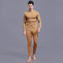 Плотное флисовое термобелье для мужчин, мужская термо одежда, кальсоны, теплые колготки, зимнее длинное компрессионное нижнее белье, быстросохнущее