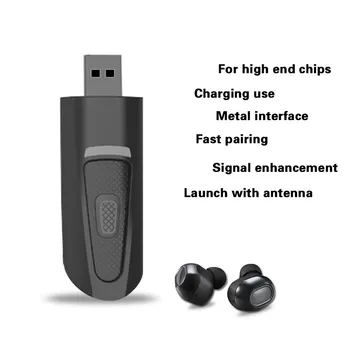 

aptX Low Latency LONG RANGE APTX LL USB Bluetooth 5.0 Transmitter For TV Wireless USB /3.5mm AUX/2 RCA Audio Adapter for PS4 PC