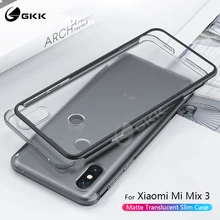 Слайд Роскошный чехол для Xiaomi Mix 3 Чехол Чехлы прозрачный жесткий чехол для ПК ультра тонкий матовый корпус для xiao Mi Mix 3 чехол Coque
