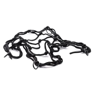 

2019 Hot Multifunction 1x Bungee Black Cargo Net Motorcycle Cord Helmet Storage Bag Mesh Adjustable /Hook Storage