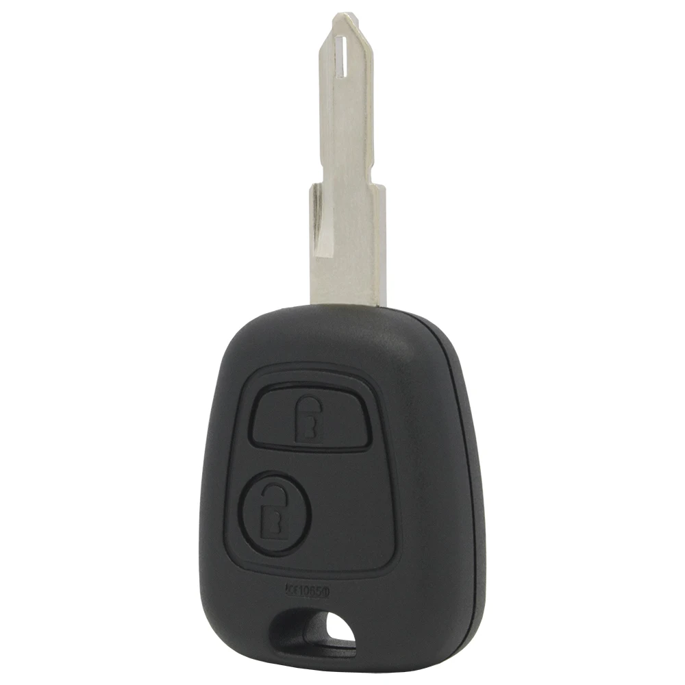 WhatsKey 2 кнопки Автомобильный Дистанционный ключ подходит для peugeot 206 Partner 433Mhz ID46 pcf7961транспондер чип пульт дистанционного управления ключ NE73 лезвие