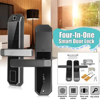 

Smart Electronic Lock Fingerprint Door Lock Security Intelligent Lock Biometric Wifi Door Lock for Office Home House