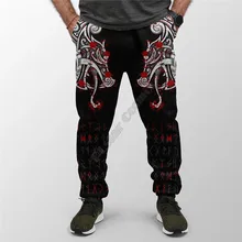 

Viking Style Jogger Dragon and Vegvisir Blood Tattoo Men For Women 3D All Over Printed Joggers Pants Hip Hop Sweatpants