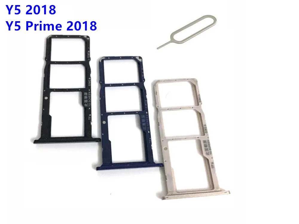 Новый держатель для sim-карты слот-адаптер Huawei Y5 2018 / prime Micro SIM ридер адаптер