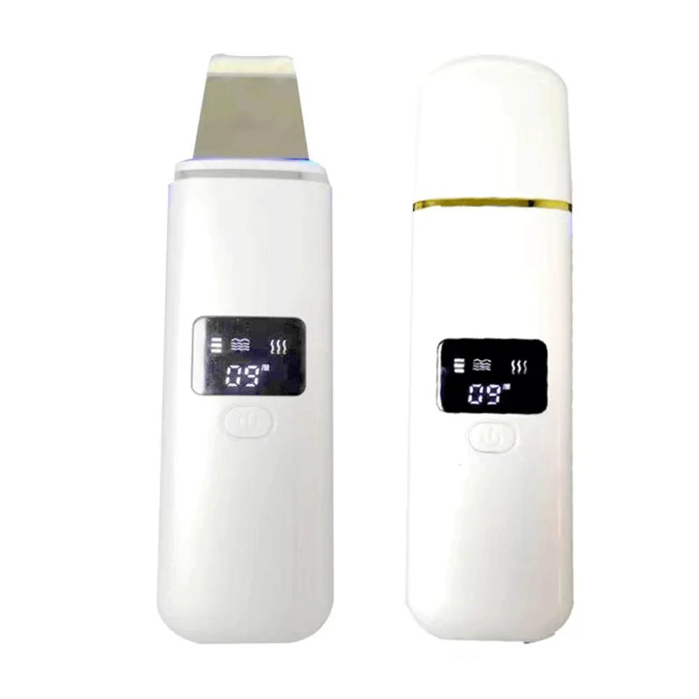 

Ultrasonic Ion Deep Cleaning Skin Scrubber Peeling Shovel Facial Pore Cleaner Blackhead Remover Face Lifting USB Rechargeable