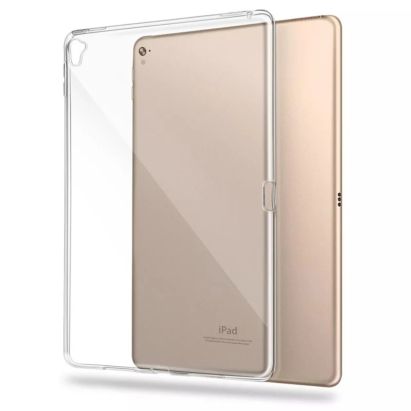 

Silicon Case For iPad Pro 11 12.9 2018 9.7 Clear Transparent Case Soft TPU Bumper Cover Tablet Case For iPad 2 3 4 5 6 Air Mini