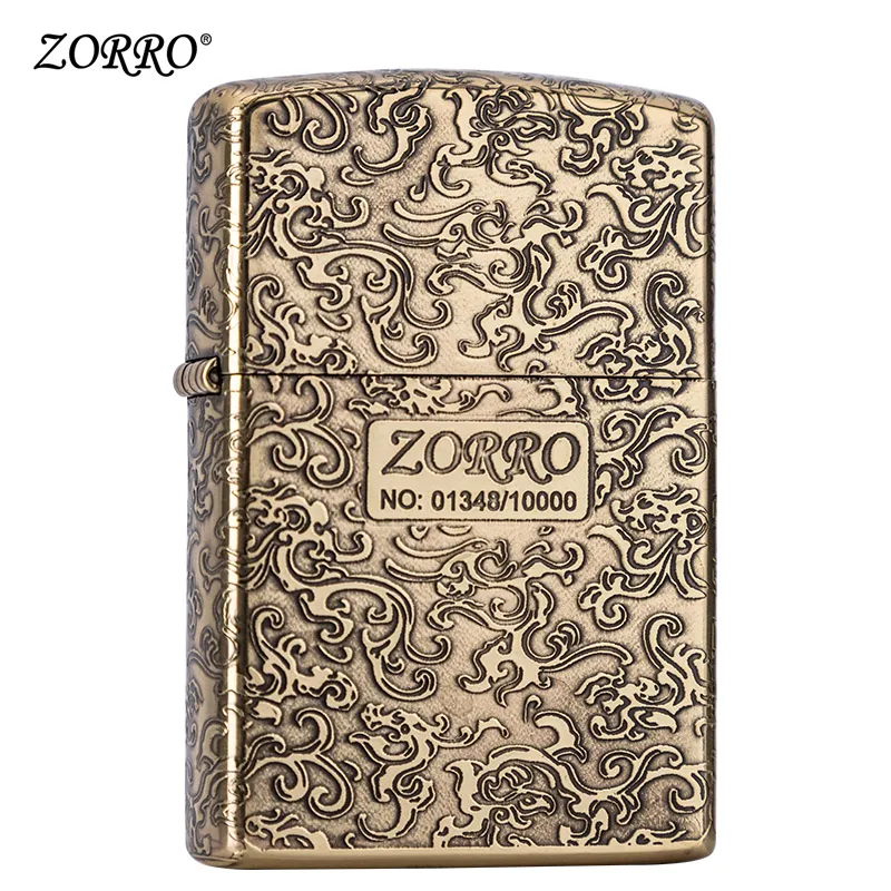 

Authentic Zorro kerosene lighter customized Xiangyun personalized creative wind proof men's limited lettering boyfriend gift