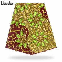 Гарантированный настоящий голландский восковой блок с принтами в оригинальном воском хлопок настоящий воск настоящий Африканский батик ANKARA ткань F12-2