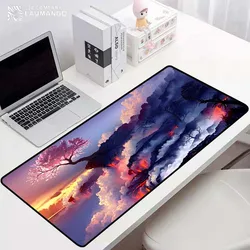 Hua pad mouse para computador mousepad gamer acessórios para computador tapetes de jogos computador portátil antiderrapante tapete mausepad teclado anime mause xl
