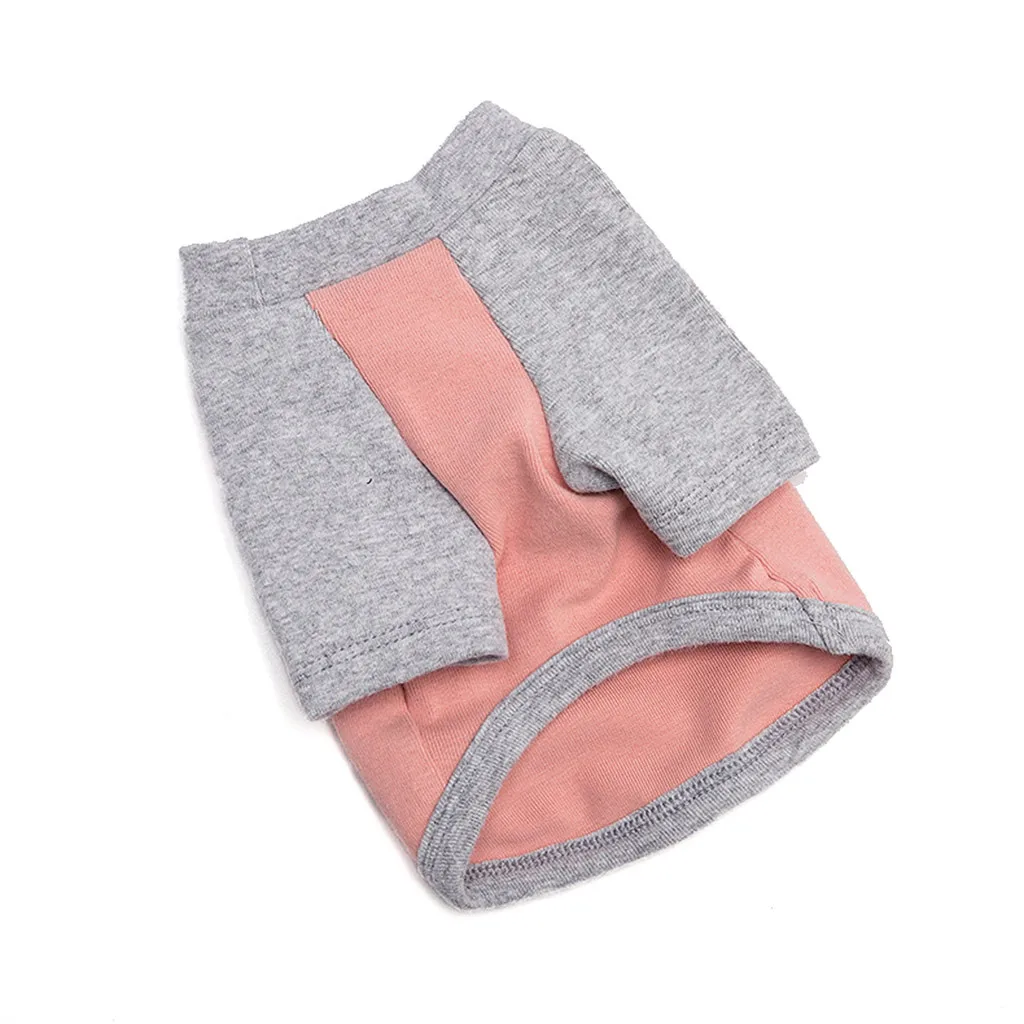Pet Winter Splice Color Dog Costumes Pet Dog Cat Bottoming Clothes Vest Shirt product for pets dog clothes Puppy Cat Costumes