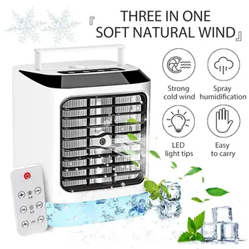 

Portable Air Conditioner USB Desktop Air Conditioning Remote Control Function Air Cooler Fan Humidifier Mini Air Cooling Fan