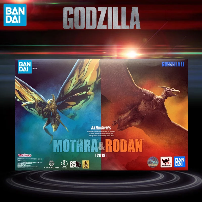 Оригинальная фигурка BANDAI Godzilla2 2019 из фильма Мотра Родан ШМ с. H. Монстр-арт модель