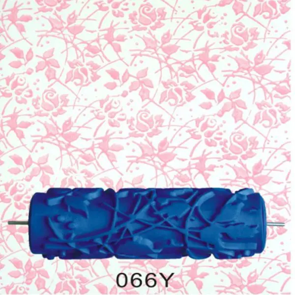 15 см Empaistic цветок синий резиновый ролик для живописи машина Настенный декор искусство