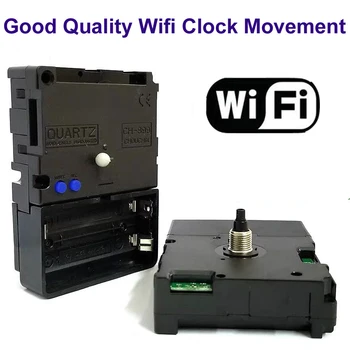 

Stylish Smart WIFI Automatic Time Synchronization Network Clock Mute Wall Clock Modern Minimalist Living Room Quartz Home Clock