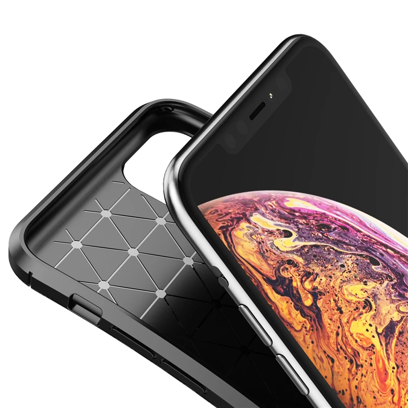 Чехол для iPhone 11 Pro Max Роскошная искусственная кожа деловая задняя крышка чехол из