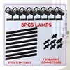 Whole Set Led Track Light Rail 0.5/1M Spot Light Led 12/20/30/40W Track Lighting System Fixtures Spotlight Home Shop Living Room 1