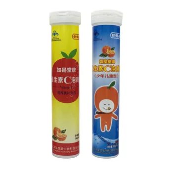 

Ruitang Brand Vitamin C Effervescent Tablets Adult 4g/tablet * 20 Tablets Health Food Regular Manufacturers Effervescent Tablets