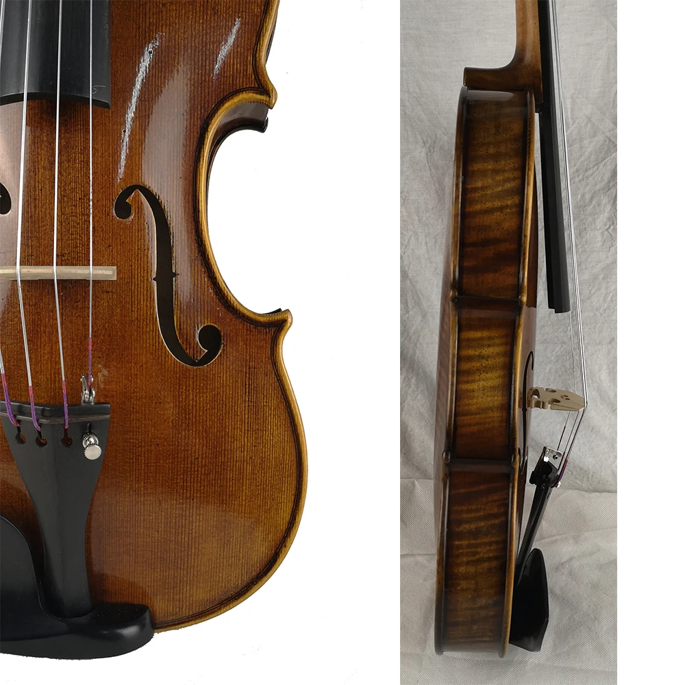 Копия Stradivarius 1715 ручной работы масло лак альт+ углеродного волокна лук пены чехол violon SK512