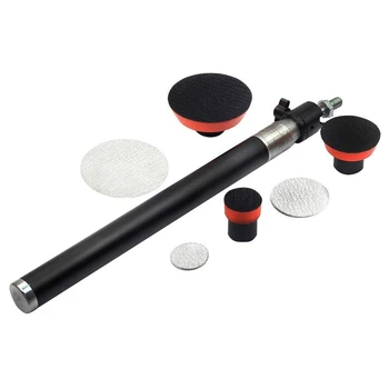 

Turning Lathe Sanding Tools Hand Held Bowl Sander with 3 Inch, 2 Inch and 1.18 Inch Hook and Loop Foam Pads for Wood Turner on S