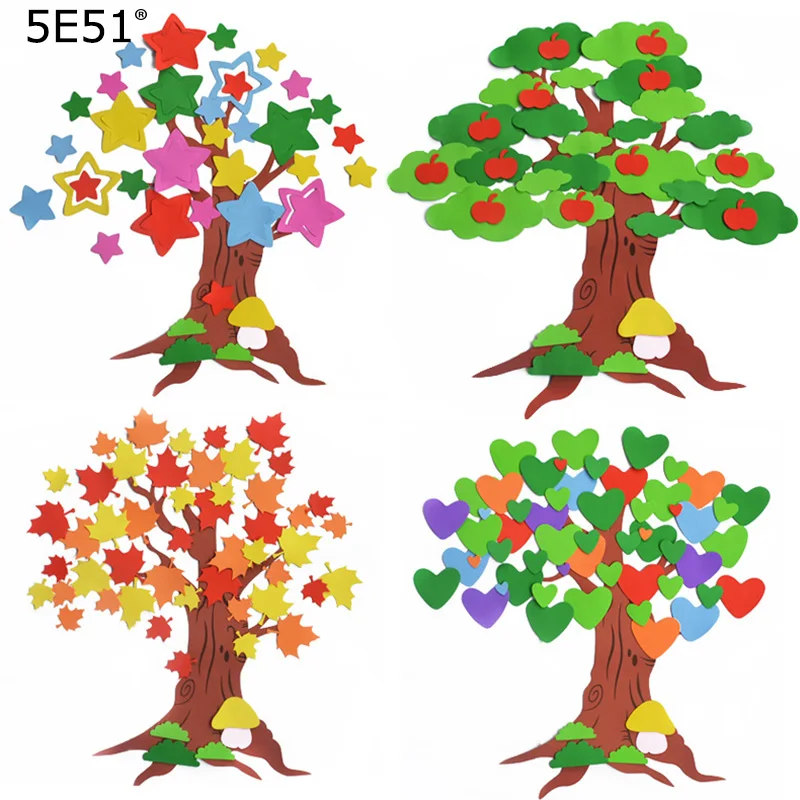 

Kindergarten wall decoration EVA foam classroom blackboard wall sticker
