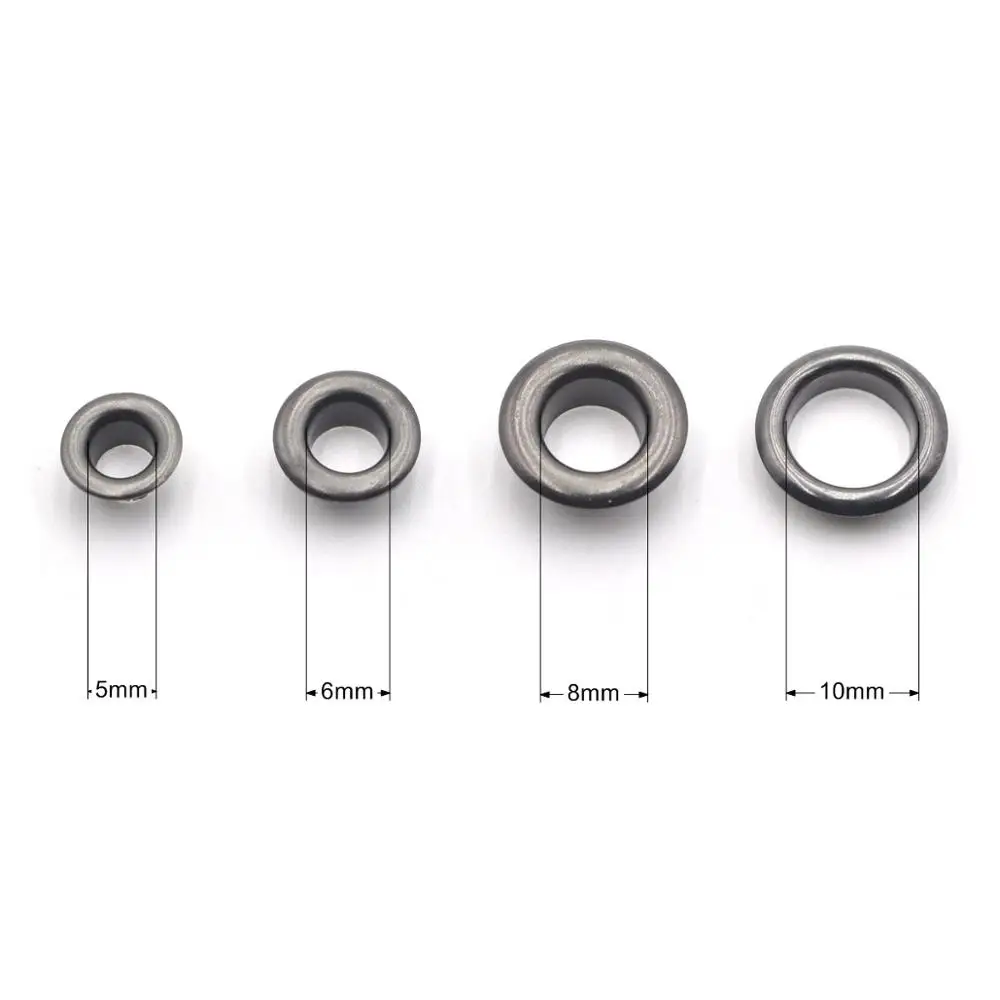 Pure Brass Grommet Eyelet With Washer 100sets 5mm/6mm/8mm/10mm Fit Leather DIY Craft Shoes Belt Cap eyelet grommet ring,eyelet grommet ring kit,grommet eyelet kit,screw back eyelets,metal eyelet buttons