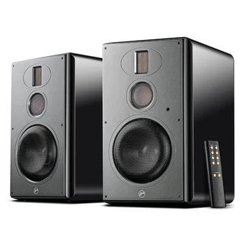 

Hivi H6 DSP Three-way Wireless Active Bookshelf Speakers 6.5" woofer ribbon tweeter WIFI WLAN Bluetooth Active Speaker