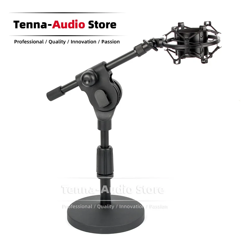 

Tabletop Desktop Suspension Spider Microphone Shock Mount Holder Shockproof Stand For Shure PG27 PG SM 27 SM27 KSM 27 32 42 44