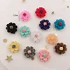 60Pcs  Resin Accessories Hand painted Colorful 13mm 3D Flower Flatback Stone Scrapbook DIY Craft Supplies Embellishments OG42 ► Photo 2/6