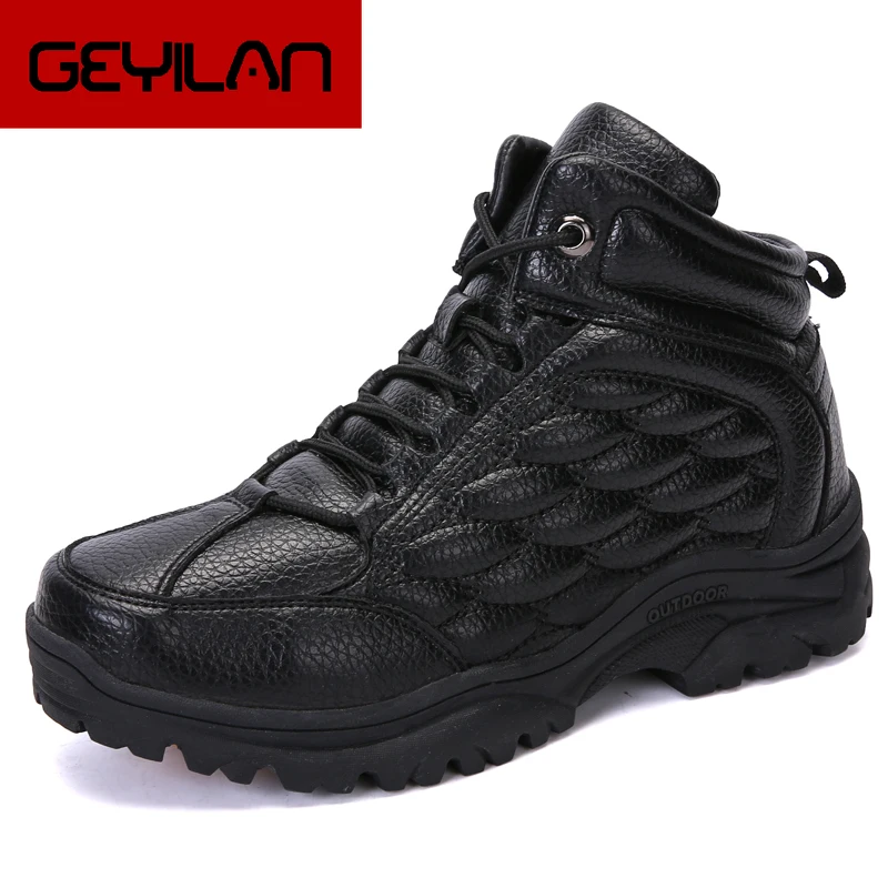 

Men Ankle Boots High Quality Brand Winter Leather Boots Special Force Tactical Desert Combat Men's Boots Outdoor Shoes *8022