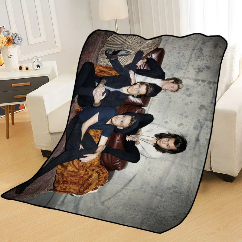 New Arrival One Direction Blankets Printing Soft Nap Blanket On Home/Sofa/Office Portable Travel Cover Blanket-4