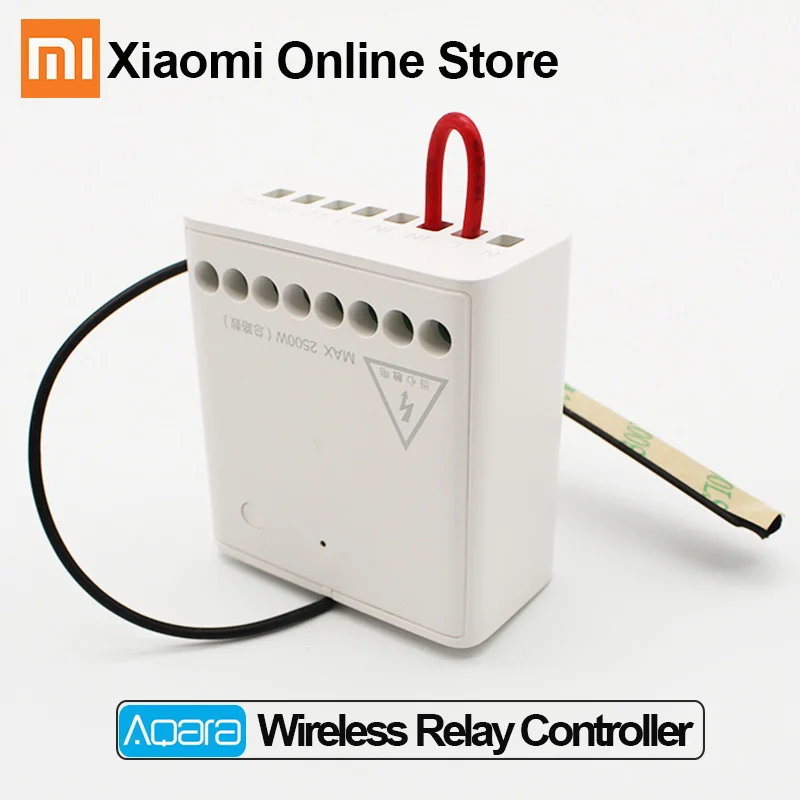 

Original Xiaomi Aqara Wireless Relay Controller Two-way control module 2 channels Work For Mijia mi home APP