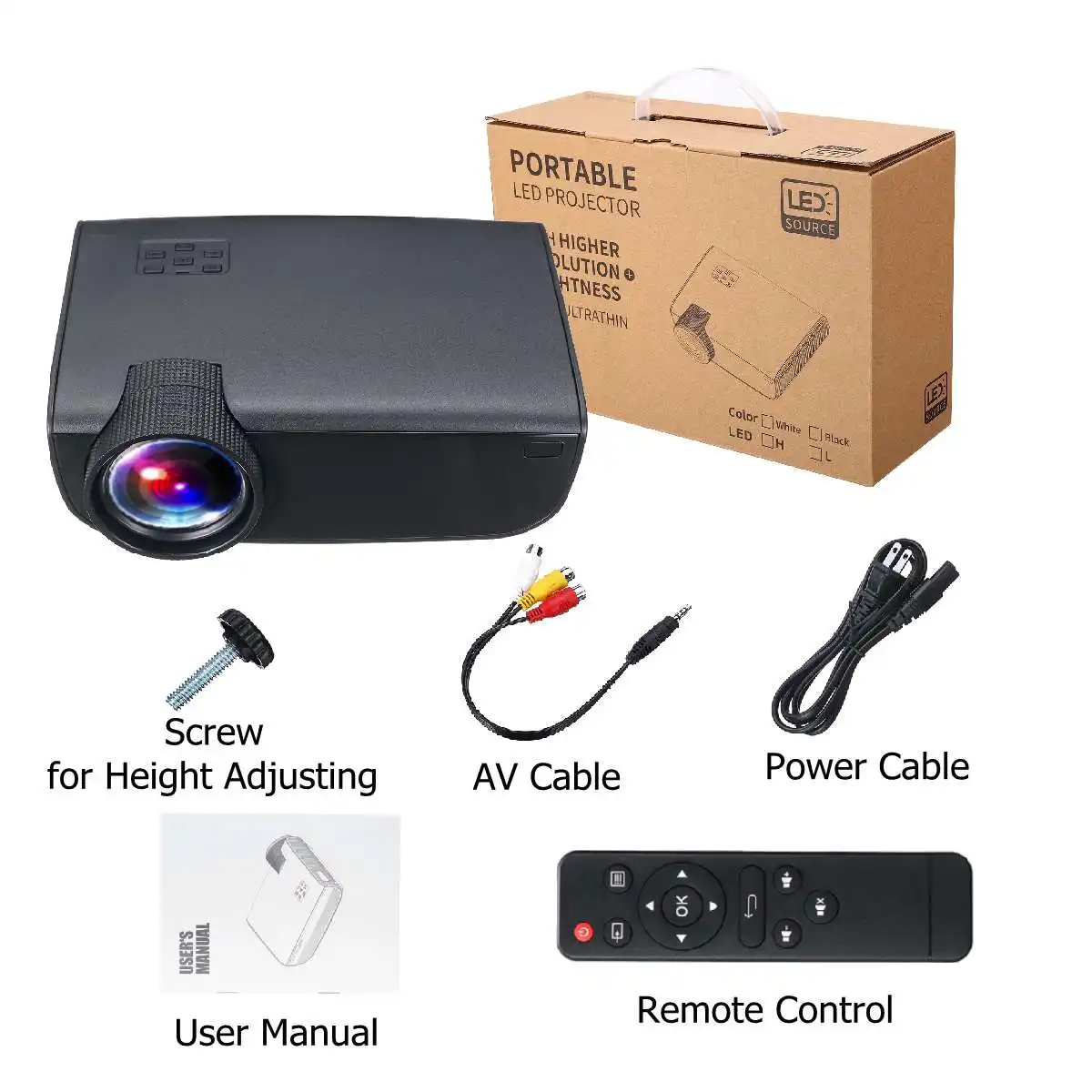 3D HD Projector 7000 Lumens Proyector 