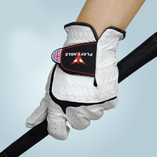 Мужские перчатки для левостороннего гольфа из овчины, Нескользящие Для Правшей, гольфистов