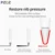 PZOZ 8шт Защитный Чехол Для Apple Pencil 1 2st Pen Point Stylus Penpoint Cover Силиконовый Защитный Чехол Для Apple Pencil2 Case