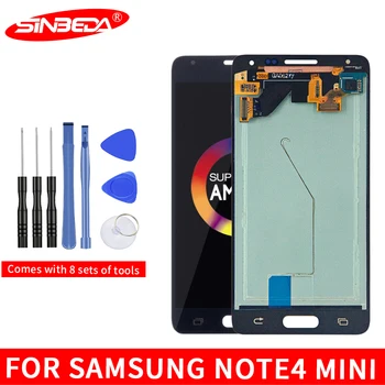 

4.7"Sinbeda Super AMOLED LCDs For Samsung Alpha LCD Touch Screen Digitizer Assembly for Note 4 Mini LCD G850 G850F G850M G850K