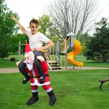 Надувной костюм Санта-Клауса для рождественской вечеринки; карнавальный костюм; вечерние реквизиты