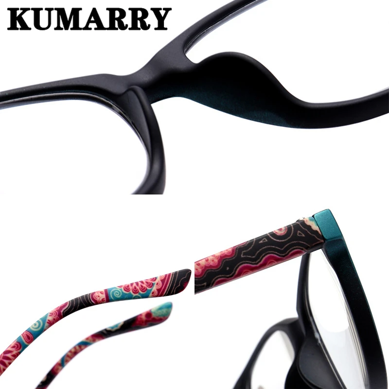 KUMARRY, ультра светильник, Ретро стиль, близорукость, очки для чтения, для мужчин/женщин, близорукие очки с 1,0-1,5-2,0-2,5-3,0-3,5-4,0