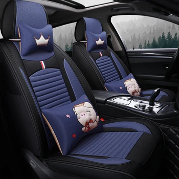 

Full Coverage flax fiber car seat cover auto seats covers for geely atlas boyue emgrand x7 geeli emgrand ec7