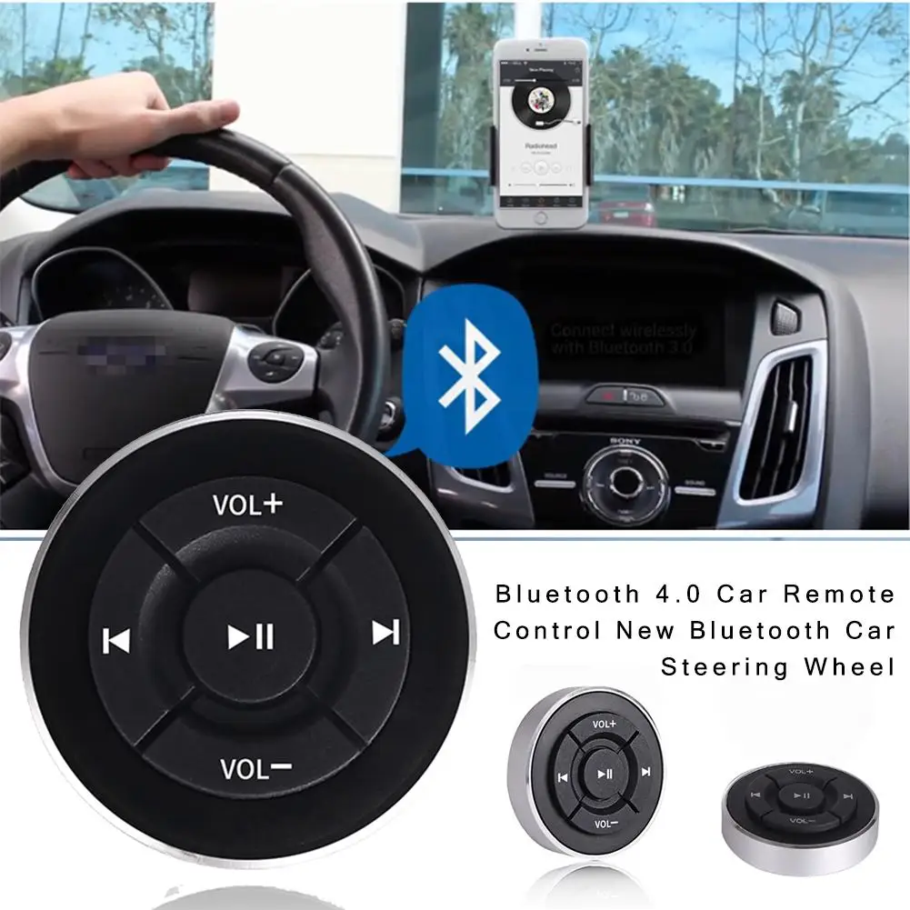 Универсальный Автомобильный bluetooth руль мобильный телефон беспроводной пульт
