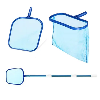 

Salvage Leaf Net Swimming Pool/Pond/Flat Net Leaf Skimmer Sets with Duty Adjustable Telescopic Aluminium Pole