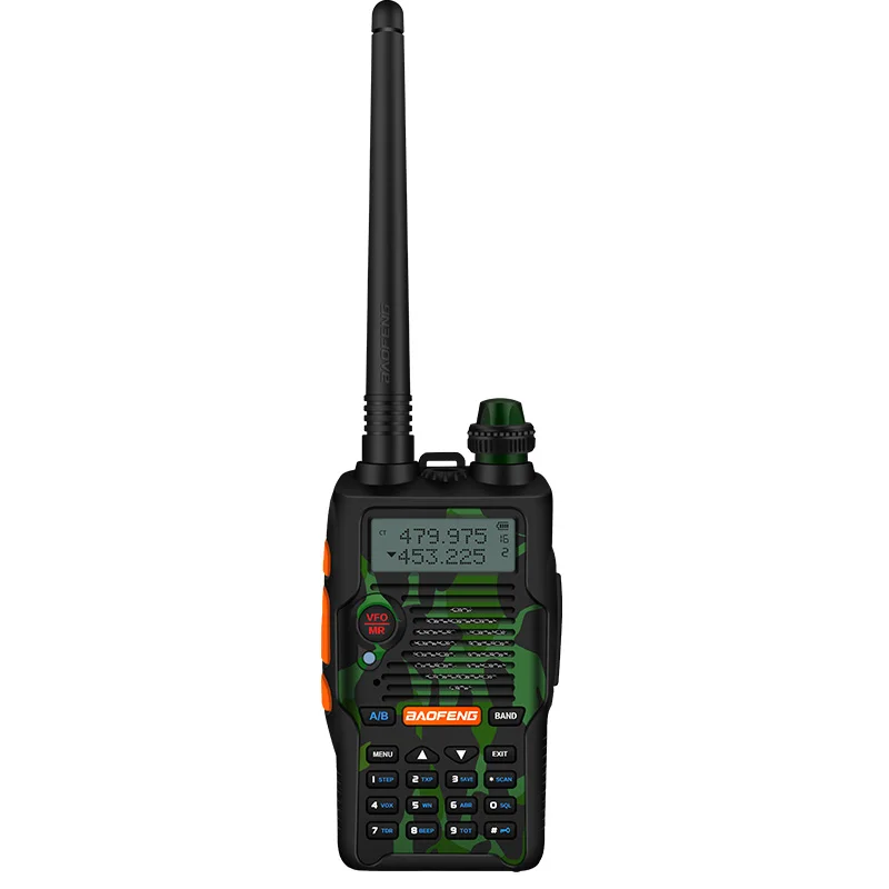 Walkie Talkie Baofeng UV-5R V Профессиональный fm-приемопередатчик 136-174/400-520mHZ радио 1 шт. двухстороннее радио камуфляж - Цвет: 1pcs UV-5R Camo